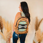 American Darling Saddle Blanket Backpack with Fringe - Lace and Grace Boutique