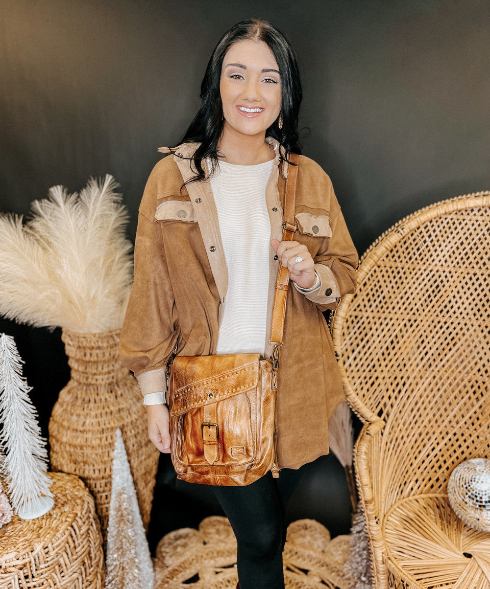 Ainhona LTC BedStu Crossbody - Cafe Latte TD - Lace and Grace Boutique