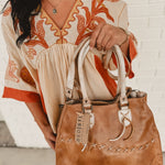 Bedstu Bruna Crossbody Bag - Tan Rustic Nectar Lux - Lace and Grace Boutique