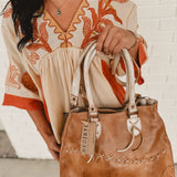Bedstu Bruna Crossbody Bag - Tan Rustic Nectar Lux - Lace and Grace Boutique