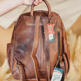 American Darling Saddle Blanket Backpack - Rust - Lace and Grace Boutique