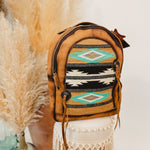 American Darling Saddle Blanket Backpack with Fringe - Lace and Grace Boutique