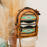 American Darling Saddle Blanket Backpack with Fringe - Lace and Grace Boutique