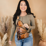 Bedstu Andie Sling Bag - Cafe Latte TD - Lace and Grace Boutique