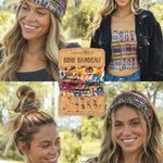 Boho Bandeau by Natural Life - Fuchsia Marigold Tie-Dye - Lace and Grace Boutique