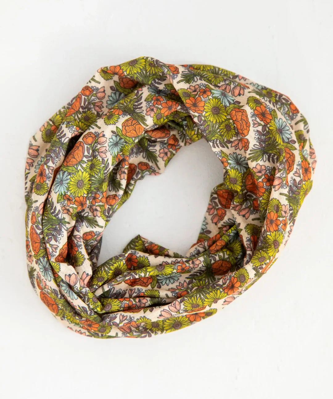 Boho Bandeau by Natural Life - Retro Daisies Cream - Lace and Grace Boutique