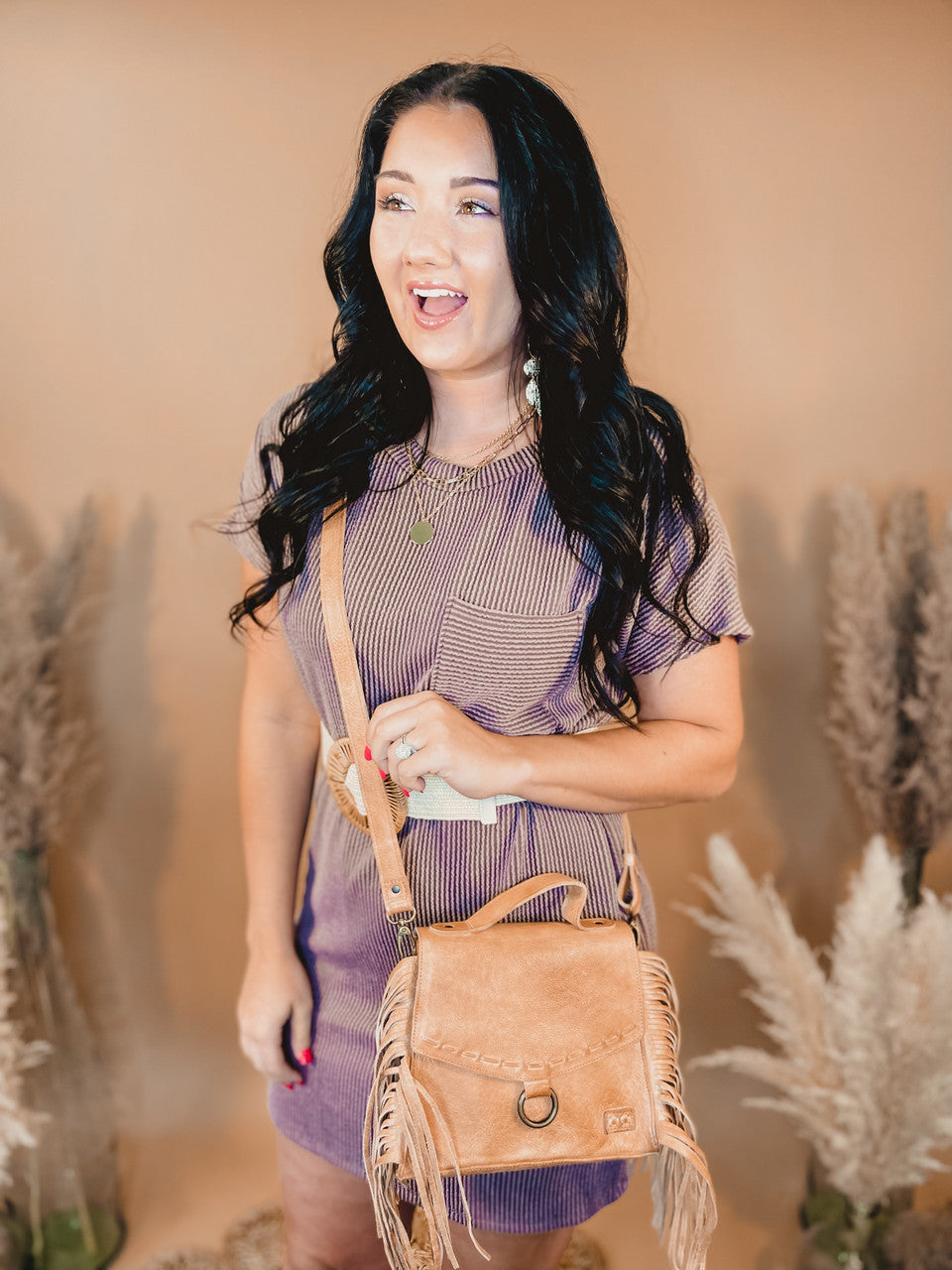 Bedstu Hidden Tadd Crossbody - Tan DD - Lace and Grace Boutique