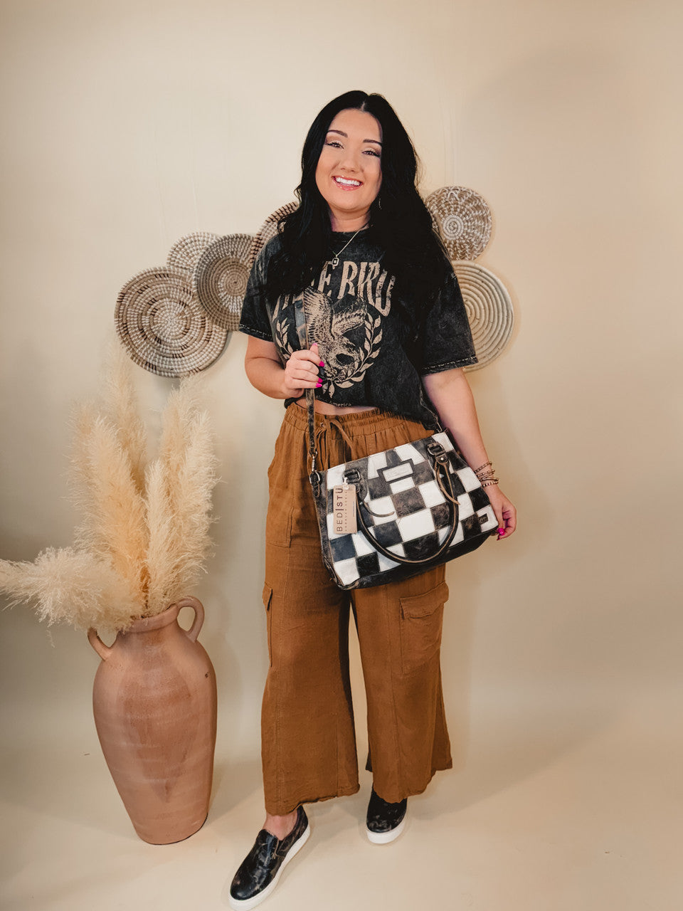 Bedstu Rockababy SL Bag - Black Lux Nectar Lux - Lace and Grace Boutique