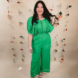 Can't Help Myself Jumpsuit - Green - Lace and Grace Boutique