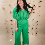 Can't Help Myself Jumpsuit - Green - Lace and Grace Boutique