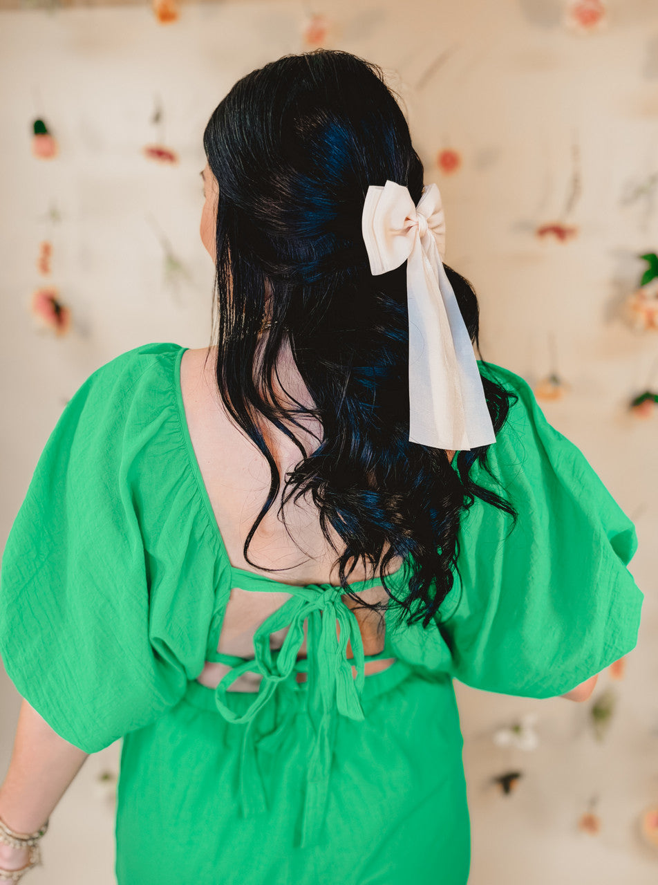 Can't Help Myself Jumpsuit - Green - Lace and Grace Boutique