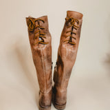 Bedstu Manchester Tall Boot - Tan Rustic White
