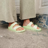 Birkenstock Arizona Essentials EVA - Faded Lime - Lace and Grace Boutique