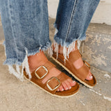 Birkenstock Arizona Big Buckle - Cognac - Lace and Grace Boutique