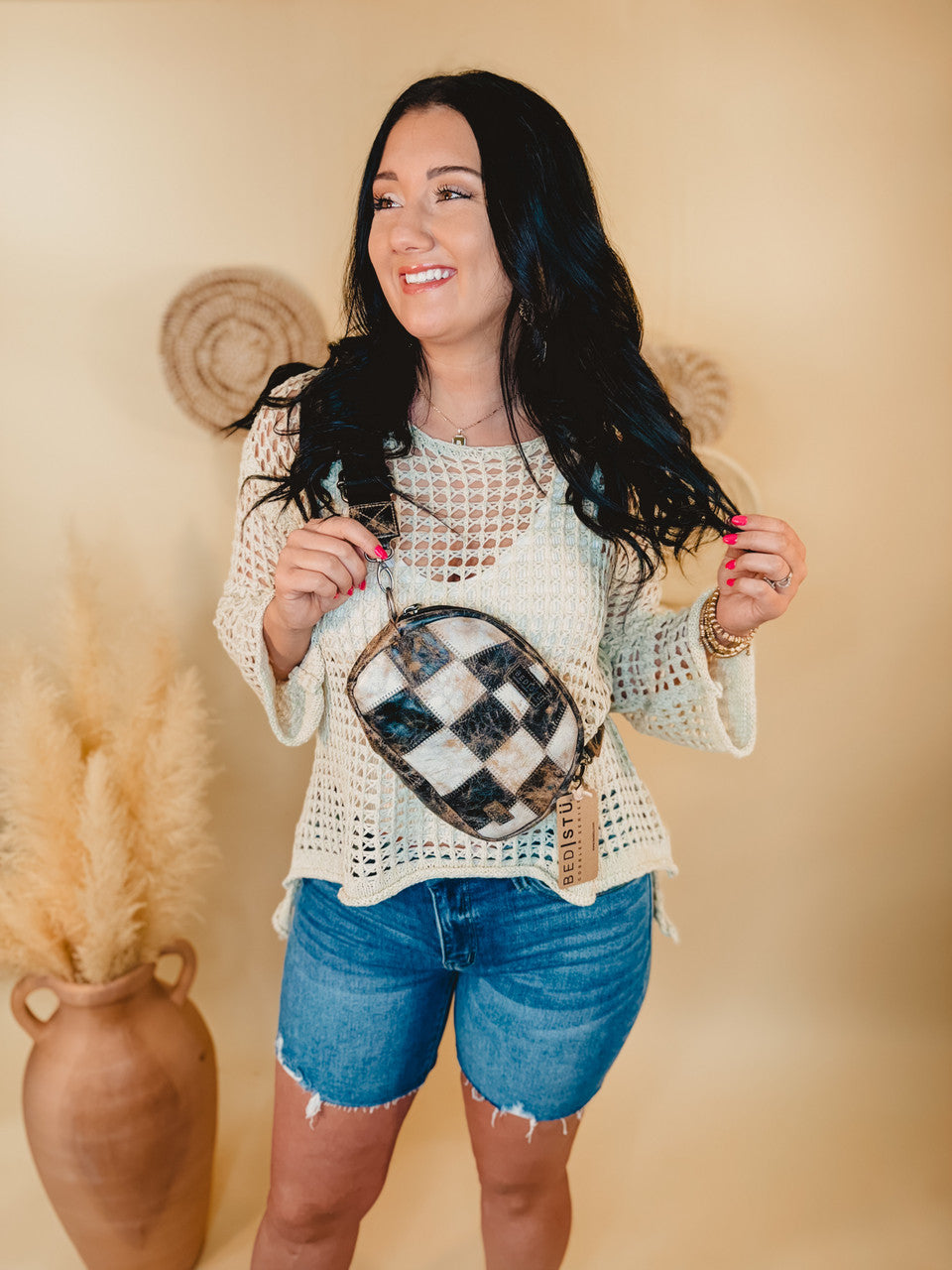 Bedstu Abundance Sling Bag - Black Lux Nectar Lux - Lace and Grace Boutique