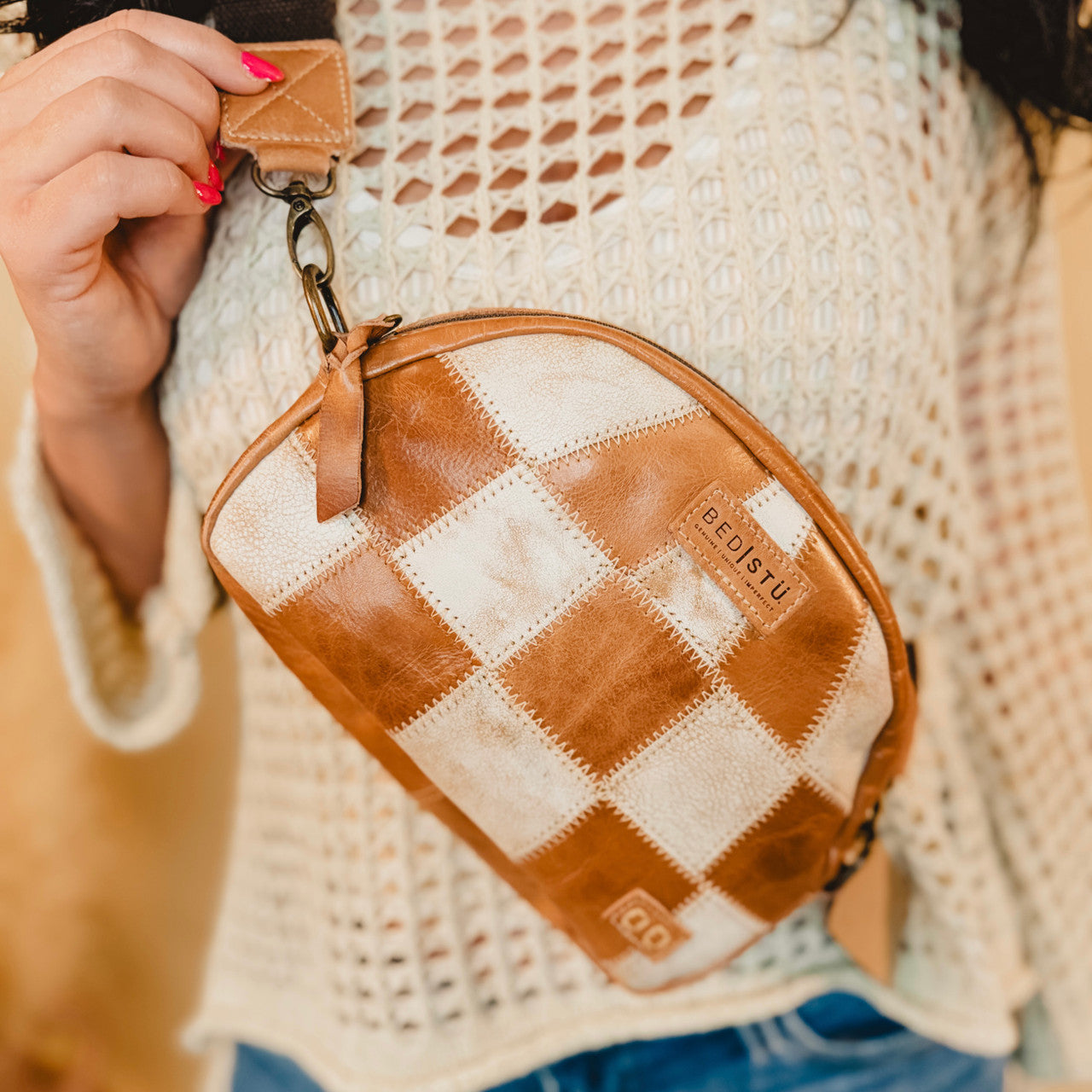 Bedstu Abundance Sling Bag - Tan Rustic Nectar Lux - Lace and Grace Boutique