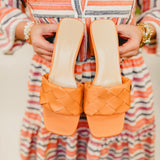 Banques Heel By Soda - Orange - Lace and Grace Boutique