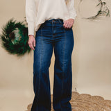 Andy Wide Leg O2 Denim Jeans - Lace and Grace Boutique