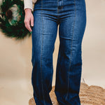 Andy Wide Leg O2 Denim Jeans - Lace and Grace Boutique