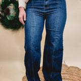 Andy Wide Leg O2 Denim Jeans - Lace and Grace Boutique