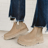 Birkenstock Women's Highwood Suede Leather Chelsea Boot - Taupe - Lace and Grace Boutique