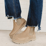 Birkenstock Women's Highwood Suede Leather Chelsea Boot - Taupe - Lace and Grace Boutique