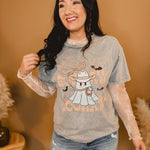 BooHaw Mineral Graphic Tee - Grey - Lace and Grace Boutique