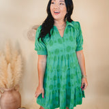 Based On Love Swiss Dot Dress - Green - Lace and Grace Boutique