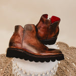 Bedstu Lydyi Wedge Bootie - Rowan Teak Multi - Lace and Grace Boutique