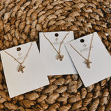 Balloon Bubble Personalized Initial Necklace - Gold