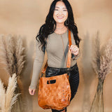 Bedstu Orchid Purse - Cognac Dip Dye - Lace and Grace Boutique
