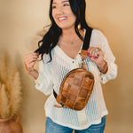 Bedstu Abundance Sling Bag - Tan MR - Lace and Grace Boutique