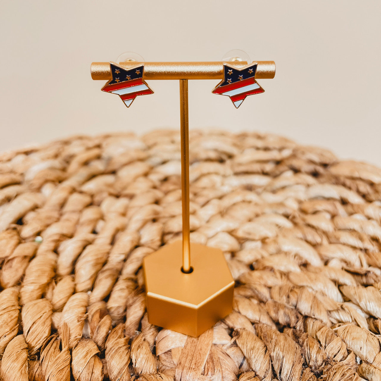 American Star Studded Earrings - Lace and Grace Boutique