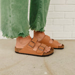 Birkenstock Arizona Vegan Birkibuc - Pecan - Lace and Grace Boutique