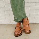 Birkenstock Arizona Vegan Birkibuc - Pecan - Lace and Grace Boutique