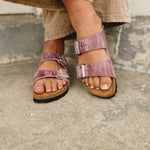Birkenstock Arizona Oiled Leather - Lavender - Lace and Grace Boutique