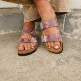 Birkenstock Arizona Oiled Leather - Lavender - Lace and Grace Boutique