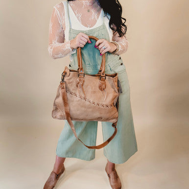 Bedstu Bruna Purse - Oats Tan Rustic - Lace and Grace Boutique