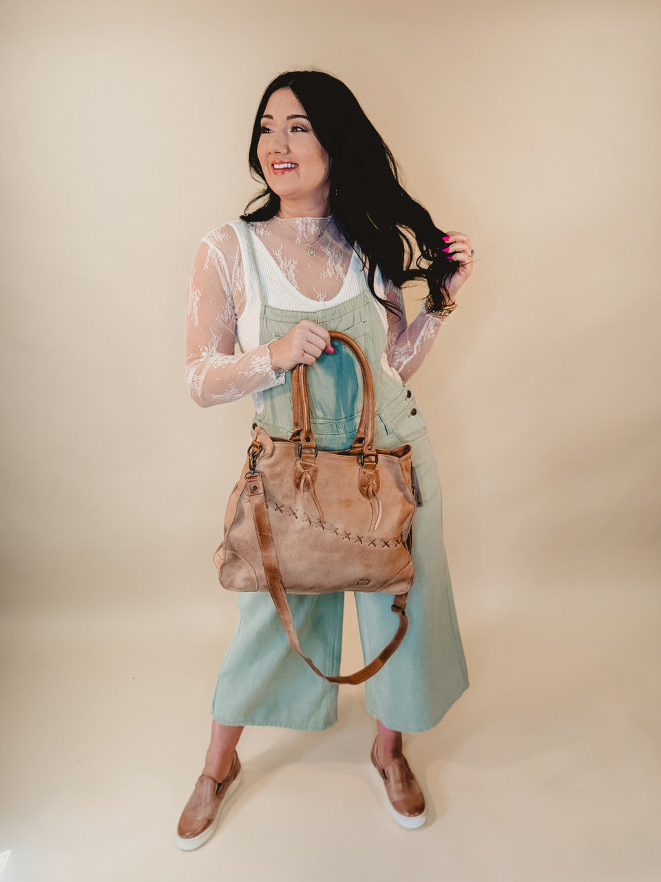 Bedstu Bruna Purse - Oats Tan Rustic - Lace and Grace Boutique