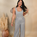 Always Been You Jumpsuit - Grey - Lace and Grace Boutique