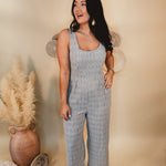Always Been You Jumpsuit - Grey - Lace and Grace Boutique