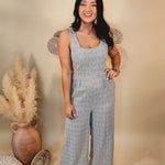 Always Been You Jumpsuit - Grey - Lace and Grace Boutique