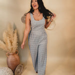 Always Been You Jumpsuit - Grey - Lace and Grace Boutique