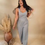 Always Been You Jumpsuit - Grey - Lace and Grace Boutique