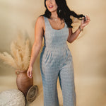 Always Been You Jumpsuit - Grey - Lace and Grace Boutique