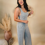 Always Been You Jumpsuit - Grey - Lace and Grace Boutique