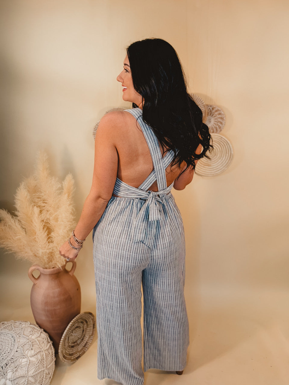Always Been You Jumpsuit - Grey - Lace and Grace Boutique