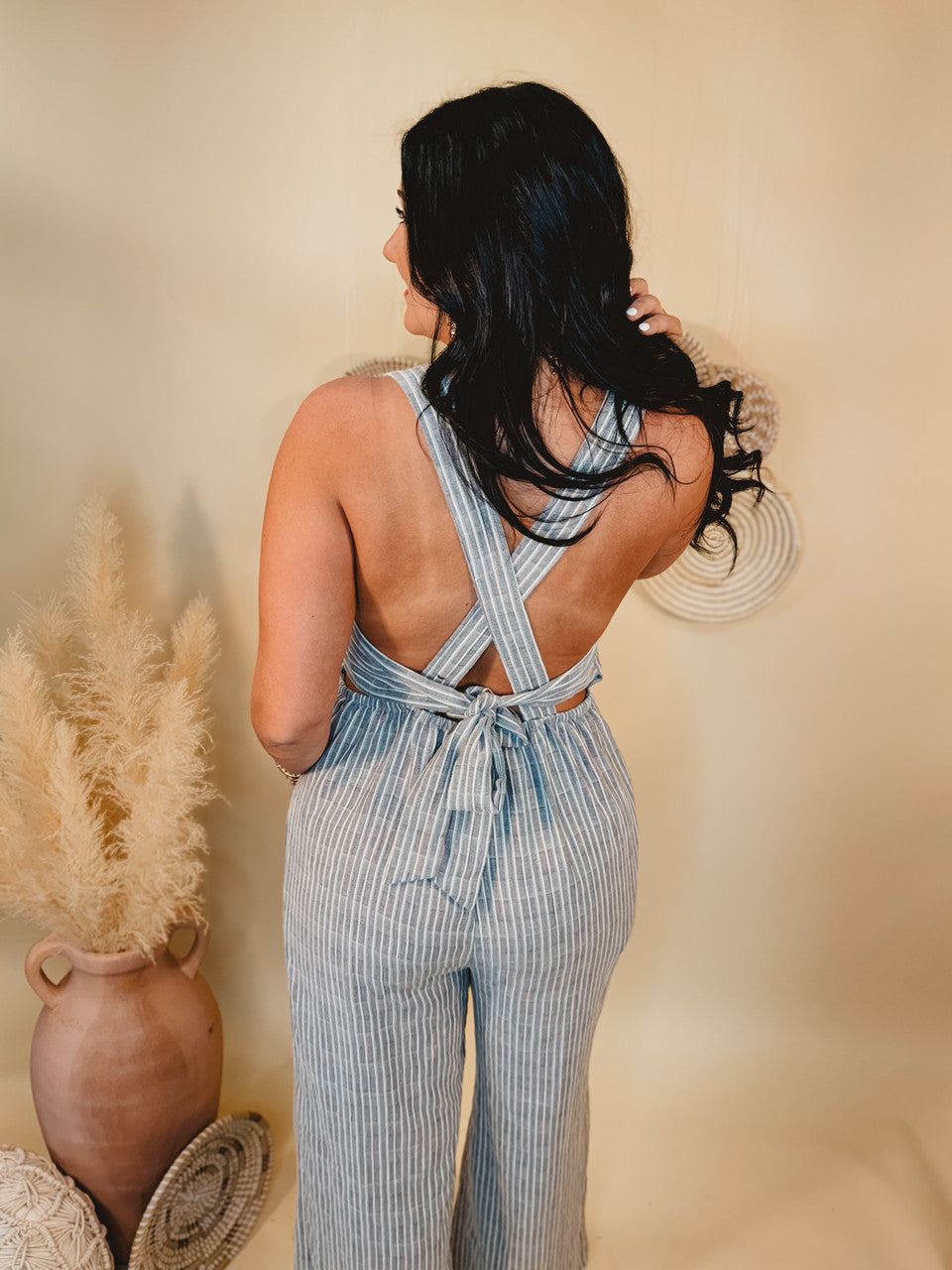 Always Been You Jumpsuit - Grey - Lace and Grace Boutique