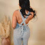 Always Been You Jumpsuit - Grey - Lace and Grace Boutique