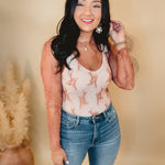 All Dressed Up Sheer Lace Top - Mauve - Lace and Grace Boutique